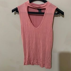 Lighting was off but it is salmon colored/pink